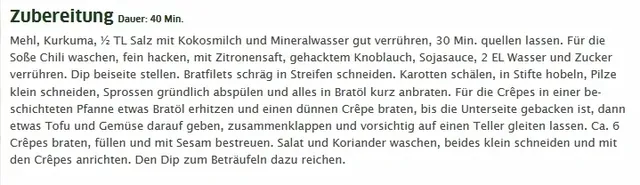 Crêpes asiatisch &ndash; Rezept des Monats März 2026